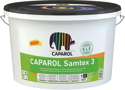 Интерьерная матовая высококачественная латексная краска Caparol Samtex 3 E.L.F. B1 2.5 л