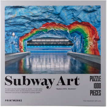 Пазл Printworks Subway Art Rainbow 70 x 50 см 1000 деталей (7350108172295)