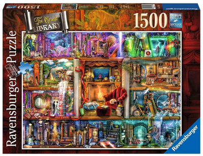 Пазл Ravensburger Велика бібліотека 80 x 60 см 1500 деталей (4005556171583)