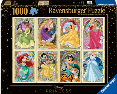 Puzzle Ravensburger Art Nouveau Księżniczka 1000 elementów (4005555004974)