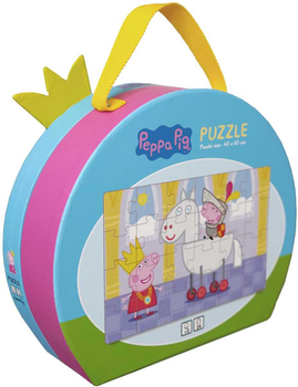 Пазл Barbo Toys Peppa Pig Принцеса у валізі 40 x 60 x 0.2 см 24 деталі (5704976090205)