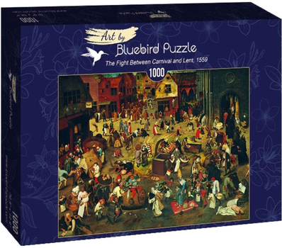 Puzzle Bluebird Walka między Zapustami a Wielkim Postem 68 x 48 cm 1000 elementów (3663384601255)