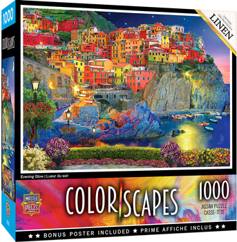 Puzzle Masterpieces Włochy Cingue Tere Manarola 68 x 49 cm 1000 elementów (0705988718038)