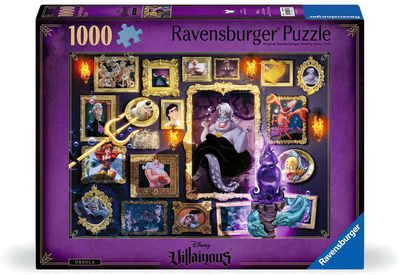 Пазл Ravensburger Злодійська Урсула 70 x 50 см 1000 деталей (4005555000396)