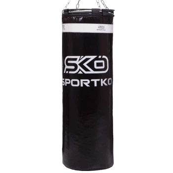 Мешок боксерский Цилиндр с кольцом Классик 20кг h-85см d-32см SPORTKO цвет черный MP-4
