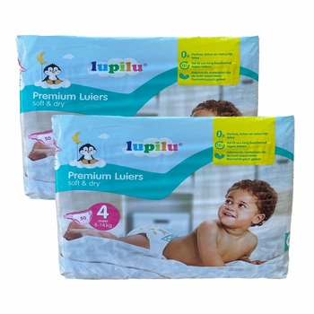 Преміум підгузники Lupilu soft & dry 4 Maxi (8-14 кг) 100 шт