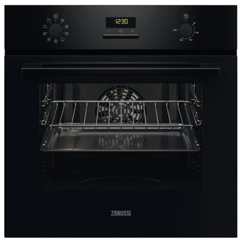 Zanussi Духовий шафа електричний, 65л, A, дисплей, конвекція, чорний