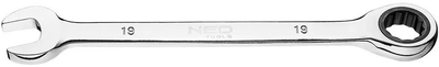 Klucz płasko-oczkowy NEO Tools z grzechotką 19 mm 09-068 (5907558416992)