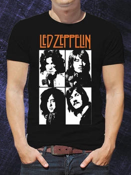 Чоловіча футболка "Led Zeppelin" PG00955 goodreclama XS Чорний