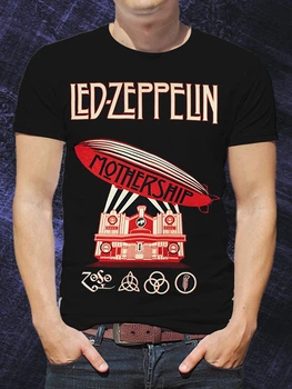 Чоловіча футболка Led Zeppelin: Mothership PG01048 goodreclama XL Чорний