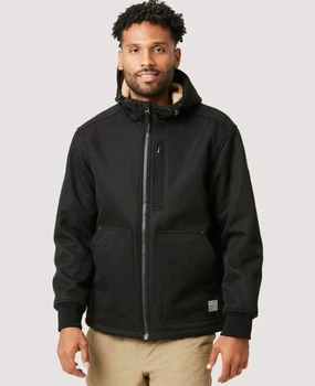 Куртка-шерпа Free Country Sherpa Men's Wind River Burly Canvas Softshell Jacket Color: Black XL