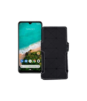 Чохол-книжка з екошкіри для телефону Xiaomi Mi A3 Чорний ромб