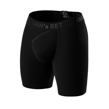 Трусы боксеры мужские анатомические Anatomic Long 2.1 Black Series Micromodal, черные 2XL BMO140-01