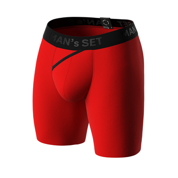 Чоловічі анатомічні боксери Anatomic Long 2.1 Black Series Micromodal, червоний 2XL BMO140-07