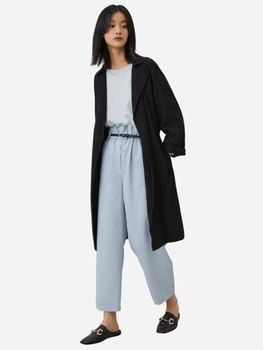 Тренч женский H&M 060951775 XS Черный (6666000328847)