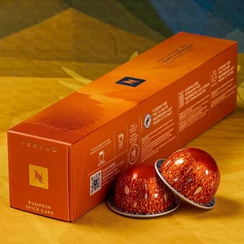 Nespresso капсулы Vertuo Barista Creations Pumpkin Spice Cake 230 мл, Швейцарія (10 шт.)