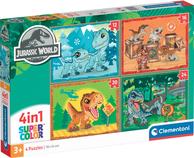 Puzzle Clementoni Jurrasic World 4 w 1 72 elementy 21521 (8005125215218)