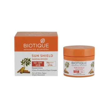 Крем для лица и тела солнцезащитный Biotique Bio Sandalwood Face Body 50 мл питательный (00539)