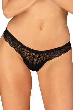 Трусики стрінг Obsessive 3/4(M/L) Чорний (101006)