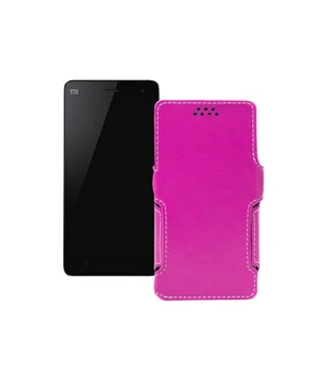 Чохол-книжка з екошкіри для телефону Xiaomi Mi Note Рожевий