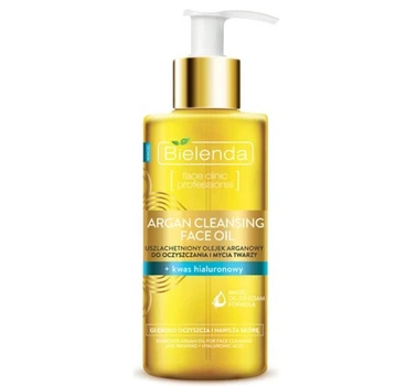 Гідрофільна олія Bielenda для вмивання з гіалуроновою кислотою ARGAN CLEANSING FACE OIL 140 мл