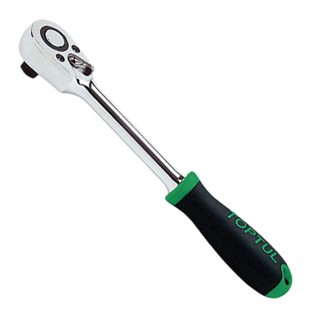 Трещотка Toptul 3/8" 72 зубца резиновая ручка (CJRM1220)