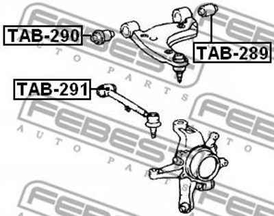 Сайлентблок подвески Febest (TAB289)