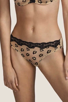 Трусики сліп Andres Sarda 2(S) Чорно-бежевий (102304)