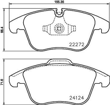 Гальмівні колодки дискові Brembo (P36030)