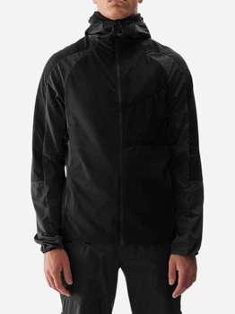 Спортивна вітрівка чоловіча 4F Technical Jacket M518 4FWAW24TTJAM518-21S S Чорна (5905700071686)