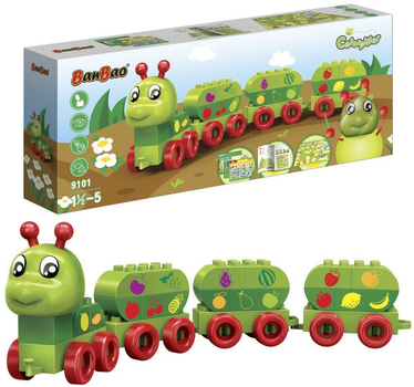 Конструктор BanBao Caterpillar Зелена гусениця (6953365391013)