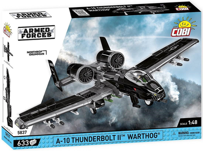 Конструктор Cobi Armed Forces Warthog A-10 Thunderbolt II 633 деталі (5902251058371)