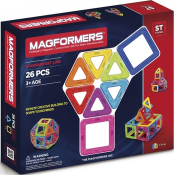 Klocki magnetyczne Magformers Basic 26 elementów (0730658630877)