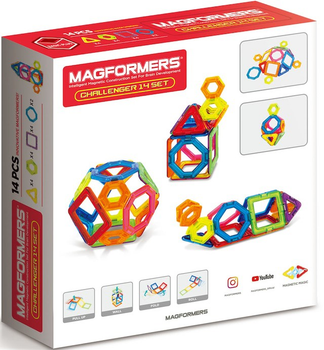 Конструктор магнітний Magformers Challenger 14 деталей (0730658150191)