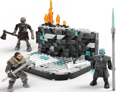 Klocki konstrukcyjne Mega Construx Game of Thrones White Walker Battle Kit 176 elementów (0887961826807)