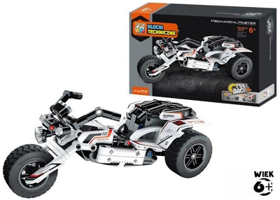 Klocki konstrukcyjne Pro Kids Motor trzykołowy 198 elementów (5903943005413)