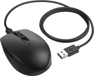 Миша HP 710 Rechargeable Silent Mouse Wireless Black (6E6F2AA)