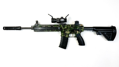 Автомат M416 4-048G стріляє орбізами, Іграшковий гелевий автомат на кульках orbeez + 500 орбізів