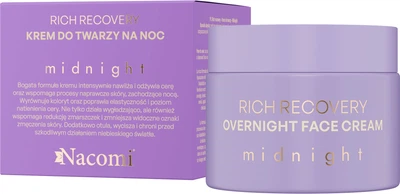 Крем для обличчя Nacomi Rich Recovery Midnight Відновлювальний Проти зморшок 40 мл (5902539700039)