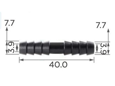 Соединитель C0402 для трубок d7.9мм OEM 22030 100 шт