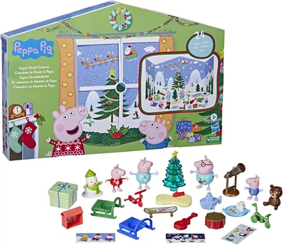 Игровой набор Hasbro Peppa Pig Peppas Advent Calendar Hasbro Адвент календарь Свинка Пеппа, 24 сюрприза
