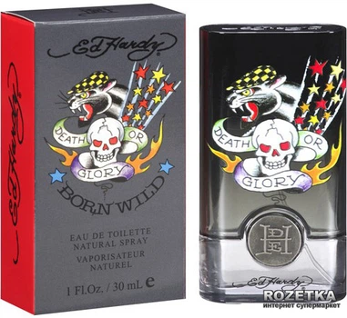 Туалетна вода для чоловіків Ed Hardy Born Wild For Men Eau de Toilette 30 мл (094922191106)