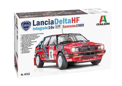 Сборная модель 1/12 автомобиль Lancia Delta HF Integrale Sanremo 1989 года Italeri 4712