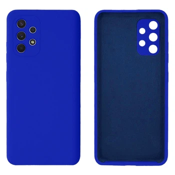 Чохол Silicone case Camera Protective Samsung A53 (26) яскраво синій Neon blue