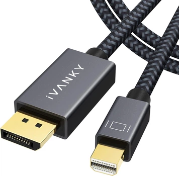 ​Кабель IVANKY miniDisplayPort to DisplayPort 4K@60Hz 2м (DD03-US)