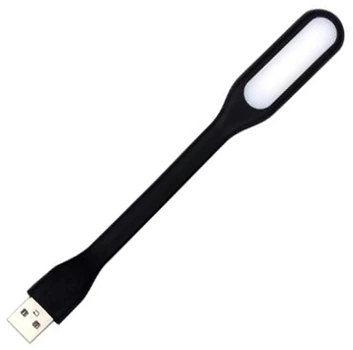Портативна LED лампа USB Світлодіодна для ноутбука чорна