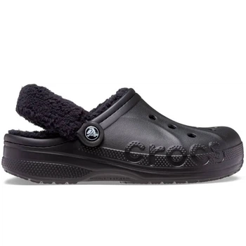Сабо Crocs Baya Lined Fuzz-Strap Clog Black M6 38-39 24.5 см 206633