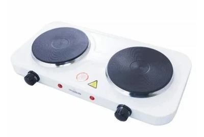 Электроплита двухконфорочная дисковая настольная Crownberg CB 3746 2000W NAI