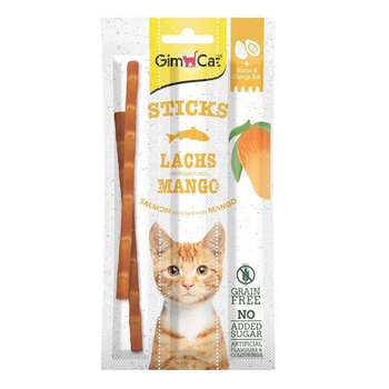 Лакомство для кошек GimCat Superfood Duo-Sticks с лососем и манго 3 шт