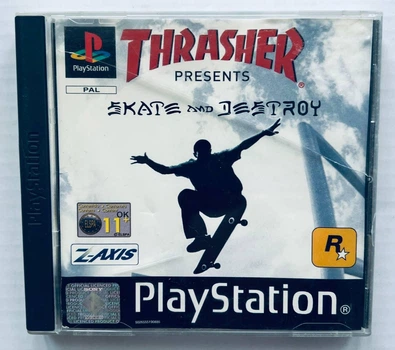 Thrasher Skate and Destroy, английская версия - диск для PlayStation 1, Б/У